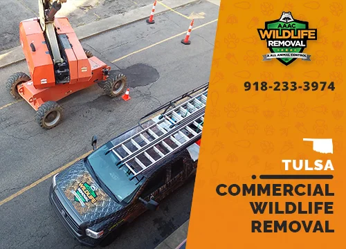 Commercial Wildlife Removal truck in Tulsa